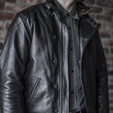 May club -【Addict Clothes】AD-09B SHEEPSKIN ULSTER JACKET - BLACK